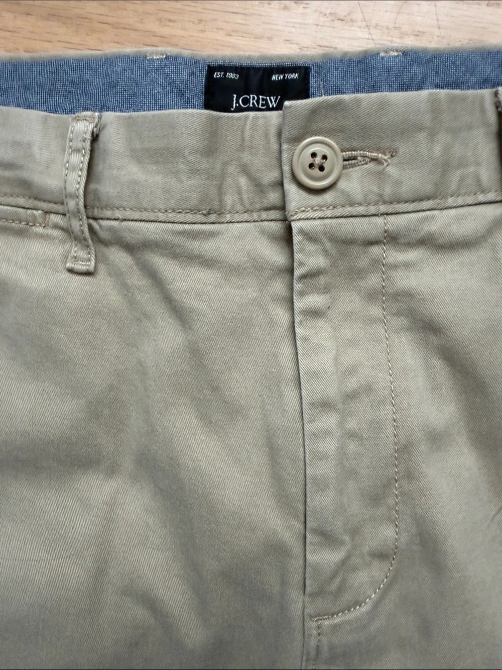 J. Crew Men's Khaki Chino Pants 